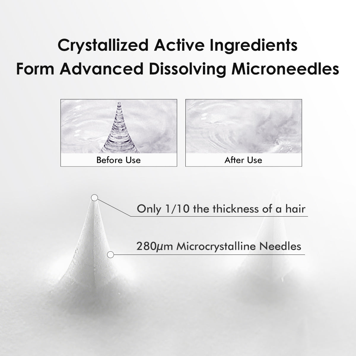 hyaluronic acid microneedle device for glowing skin