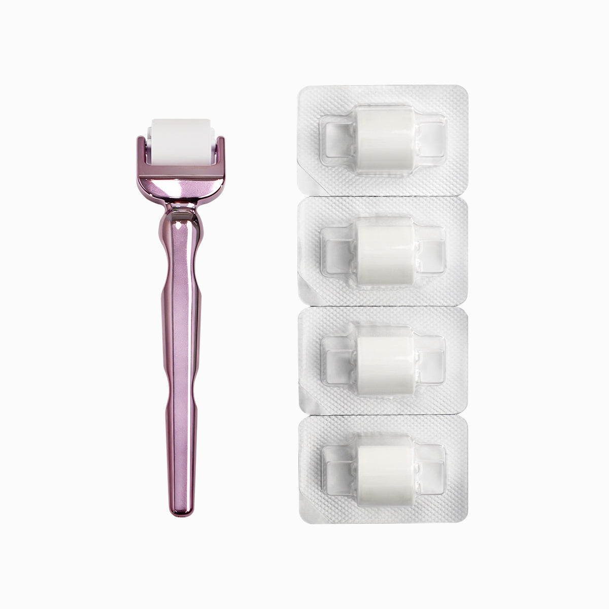 lumissy microneedle face roller anti aging serum delivery