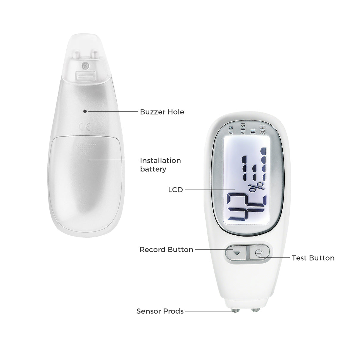 skin moisture monitor for skincare improvement