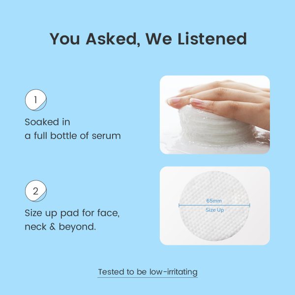daily skincare toner pad with salicylic acid